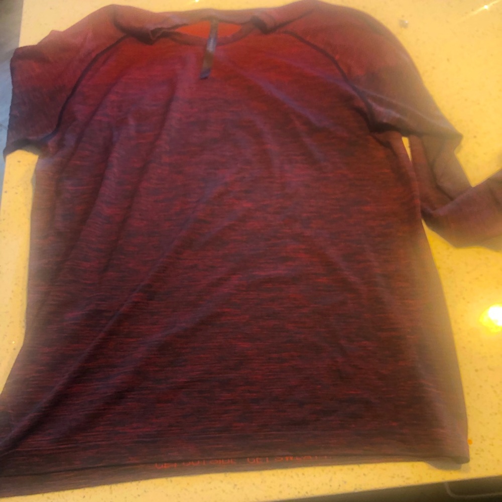 Lululemon red and black long sleeve. Large